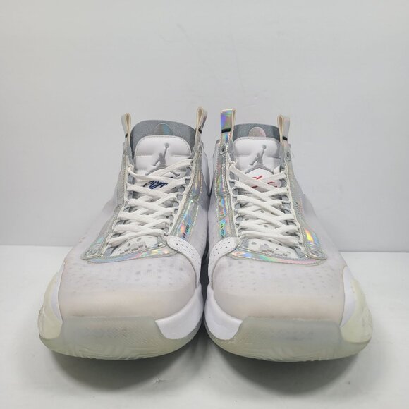 Nike Air Jordan 34 Unite 2019 Men\'s White Silver Shoes AR3240-101 US Size 12 main image 4